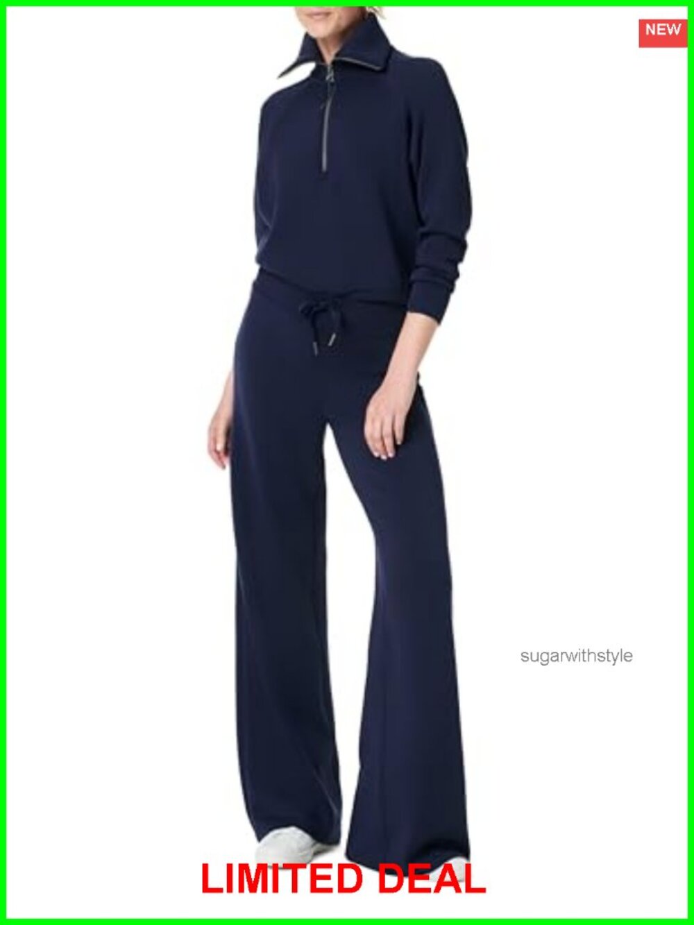 SPANX AirEssentials Half Zip Relaxed Fit Lightweight Women's Top